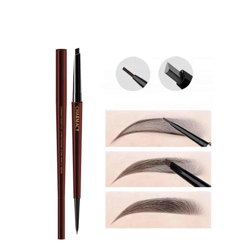 

Eye Makeup Superfine Eyebrow Pencil Private Label Eyebrow Tattoo Pencil Waterproof Natural Double-headed Eyebrow Pencil, 6 colors