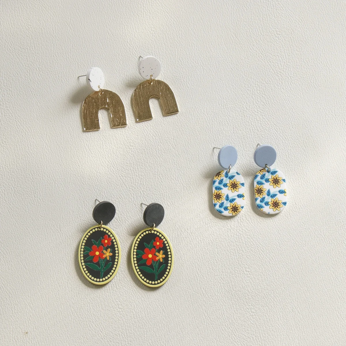 

OUYE green acrylic women earrings fashion hot shiya wholesale jewelry custom acetate acrylic earrings 2021 drop earrings, Colorful
