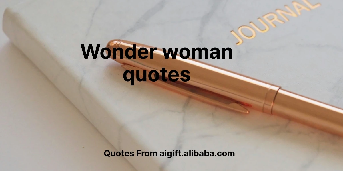 wonder woman quotes