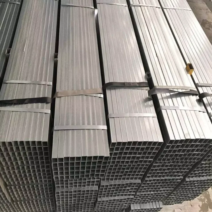 Standard Size Pre Galvanized Square & Rectangular Steel Tube Anti Rust Pre GI Pipe for Municipal Engineering