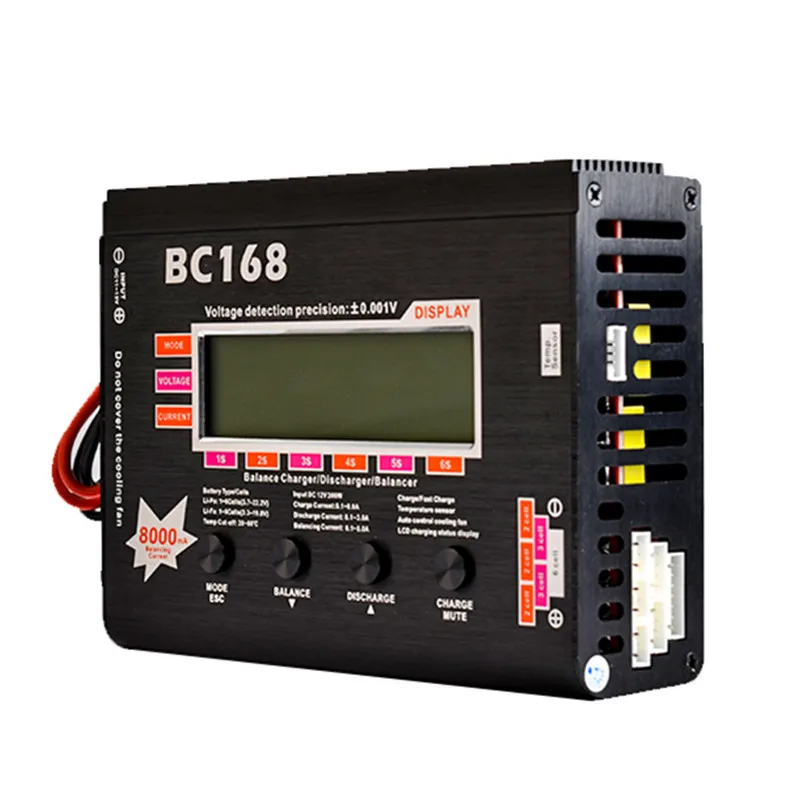 

AOK BC168 1-6S 8A 200W Super Speed LCD Intellective Balance Charger/Discharger for Lipo Battery Rc Toys