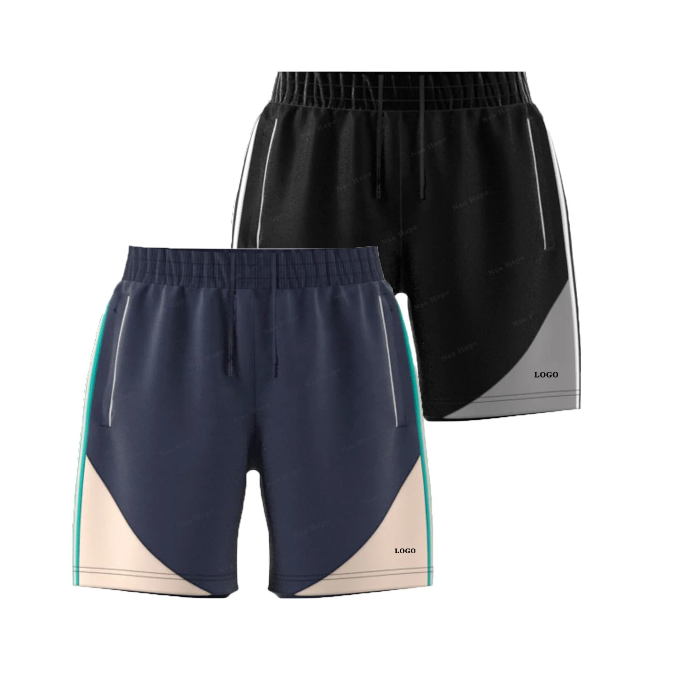 

Custom Print Logo Design Patren Men's Athletic Gym Shorts Elastic Waist Cotton Polyester Marathon Shorts Sweat Shorts