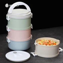Japanese Microwave Plastic Lunch Box For Kids Children Bento Box Portable Leak Proof Bento Lunch box Food Container