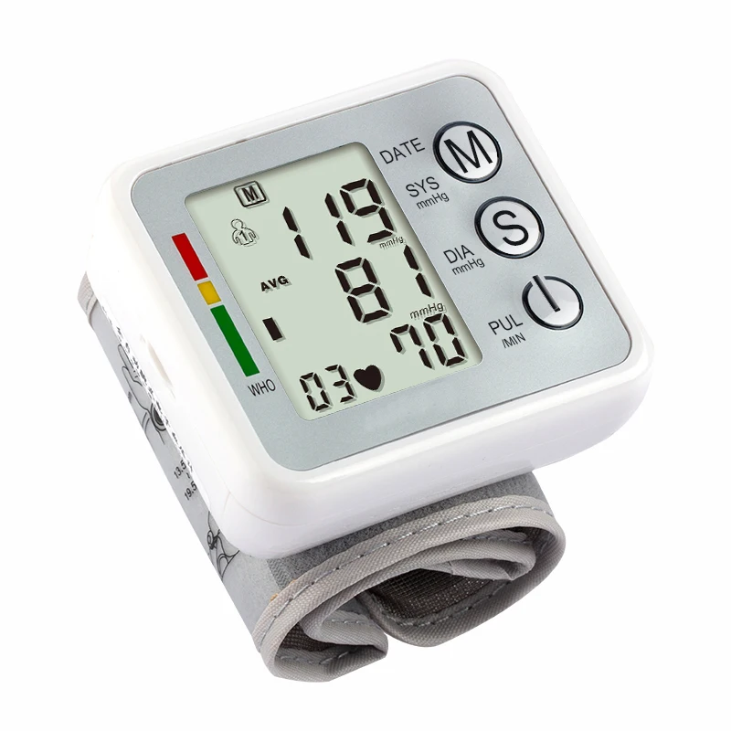 high accuracy wrist type pulsewave blood pressure monitor