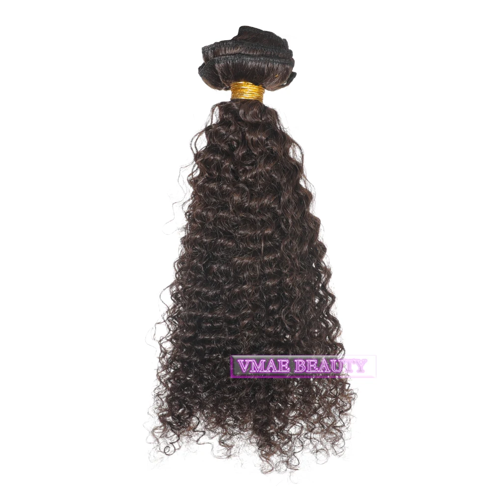 

VMAE Best Price Mogolian Virgin 100g #2 3A 3B 3C Kinky Curly Raw Virgin Weave Clip In Hair Extension For Black Women