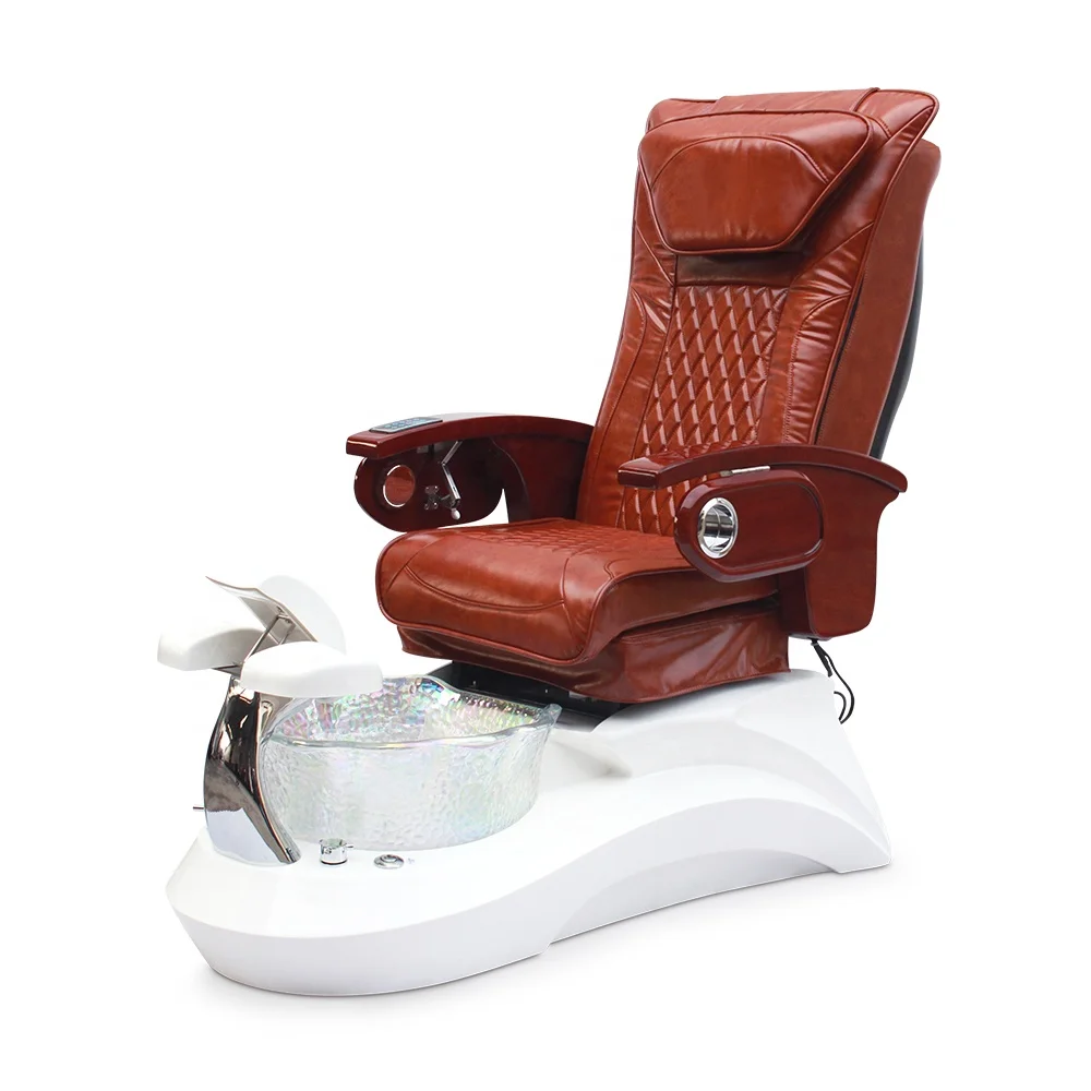 

Wholesale Modern Luxury Beauty Nail Salon Pipeless Whirlpool Magnet Jet Foot Spa Human Touch Massage Pedicure Chair, Various colors available