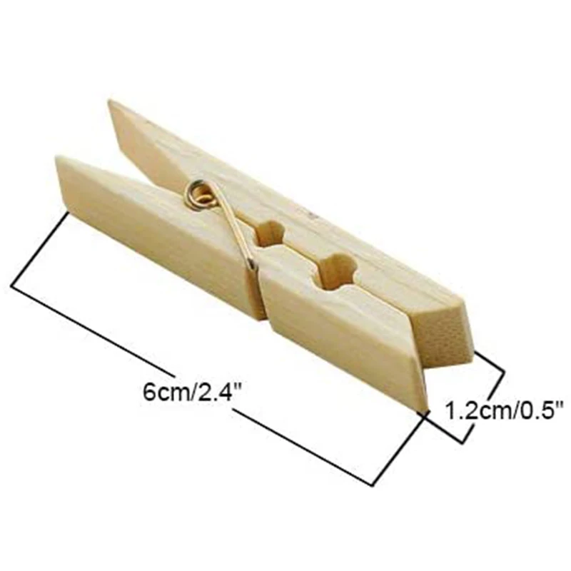 
High quality mini hanger clothes practical bamboo pegs with factory price 