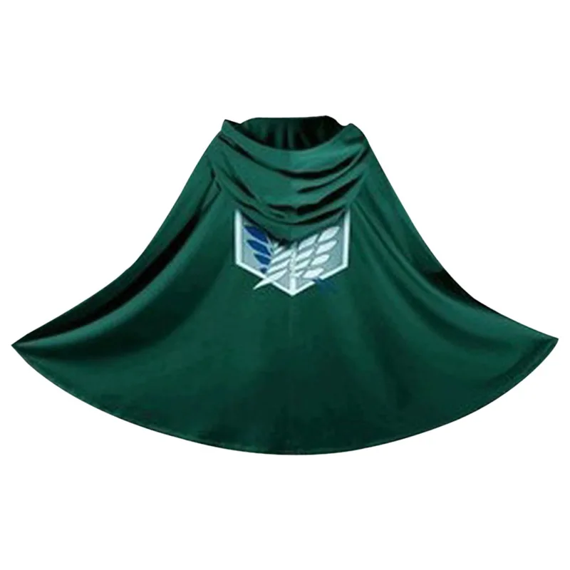 

Hot Sale Cosplay Anime Cloak Cape Titan Robe Hoodie attack on titan cloak For Party Halloween Funny Costumes Supplies, As picture