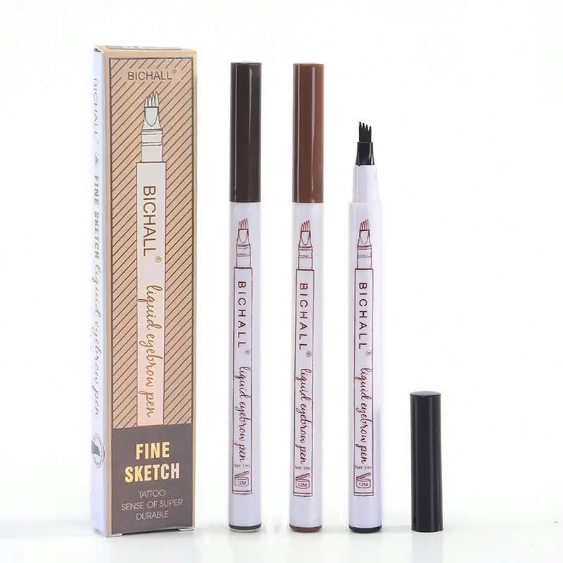 

Eyebrow Pencil Liquid Four Head Eyebrow Pencil Very Fine Carving Pattern Waterproof Eye Brow