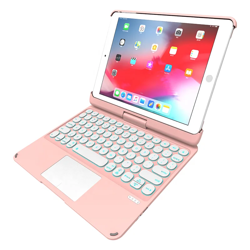 

Backlit Bluetooths Wireless Keyboard Mouse Keyboard For Apple iPad 9.7, Black