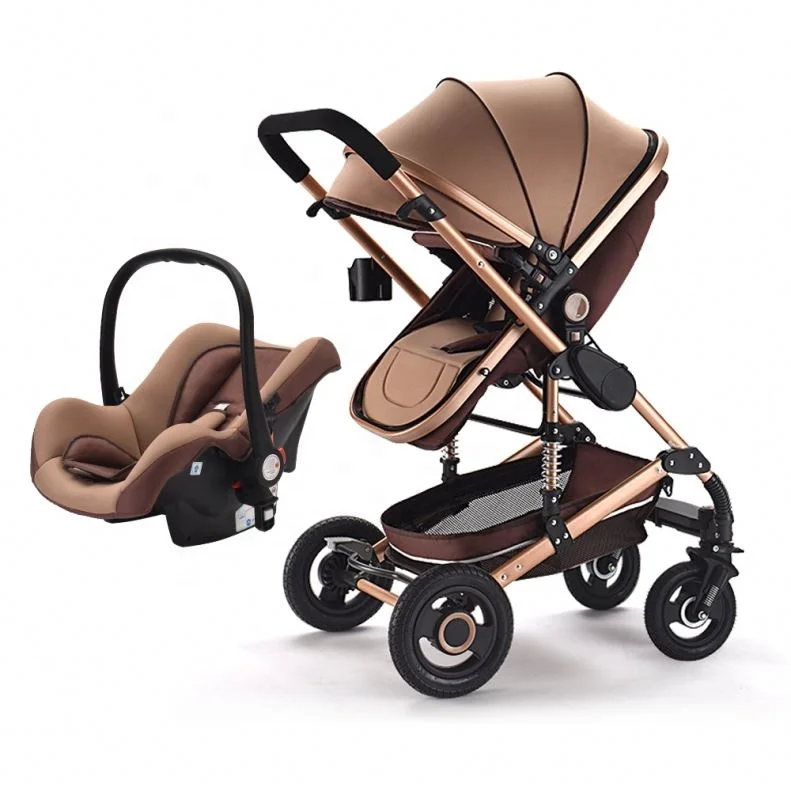 

Wholesale cheap travel system luxury baby stroller 3 in 1 with carrycot and carseat