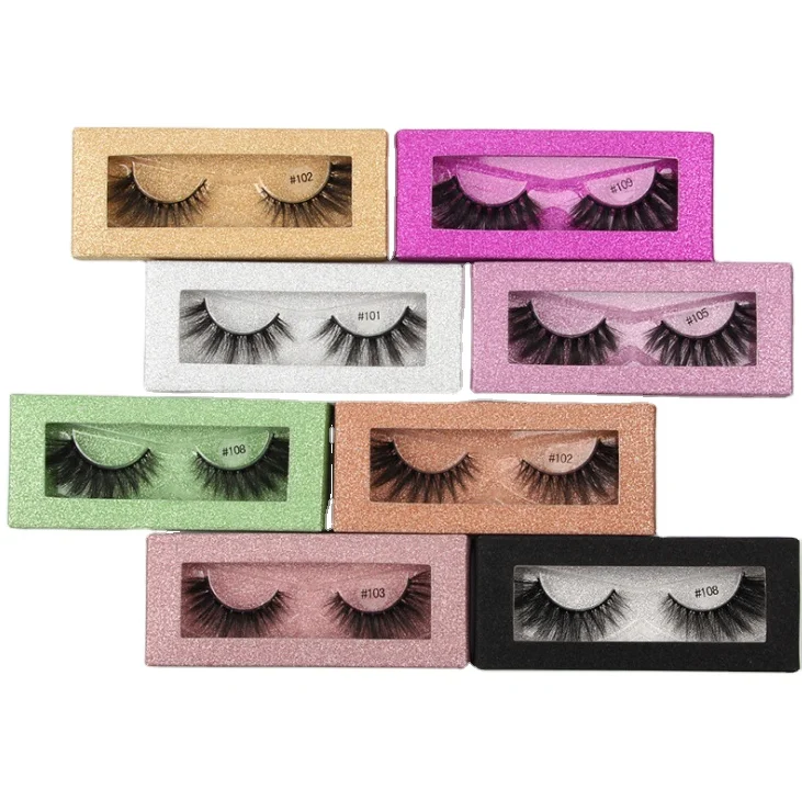 

Wholesale fluffy 3d mink eyelashes 25 mm long lashes 3d 5d 6d 25 mm real strip mink eyelash, Black