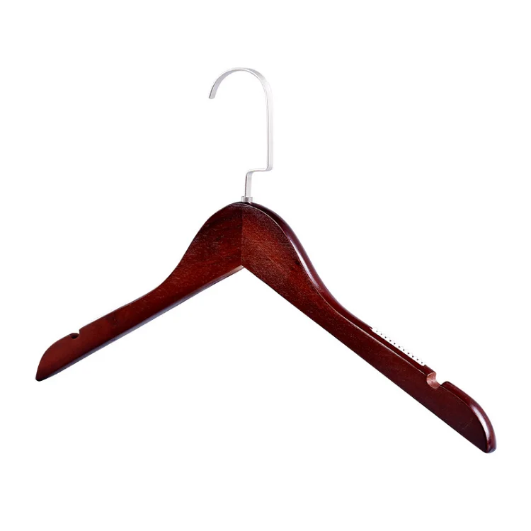 

High Quality Cheap Good Looking Clothes Wooden Suit Hanger, Black and red