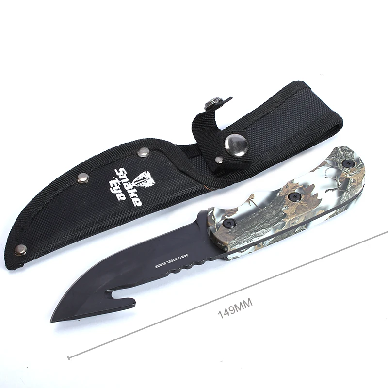 5 9 Inch Aluminum 3d Printing Handle Stainless Steel Fixed Blade Hunting Outdoor Knife And Nylon Pouch Buy Fixed Knife Hunting Knife Outdoor Knife Product On Alibaba Com