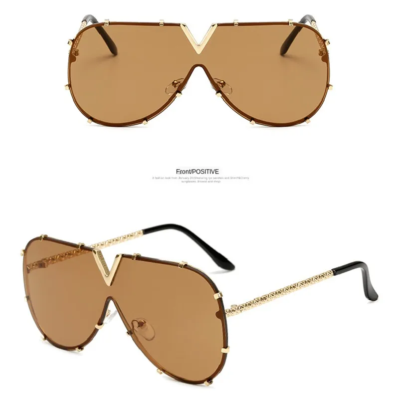 

Luxury Fashionable Designer Sun Glasses Women 2021 Ladies Sunglasses Oversized