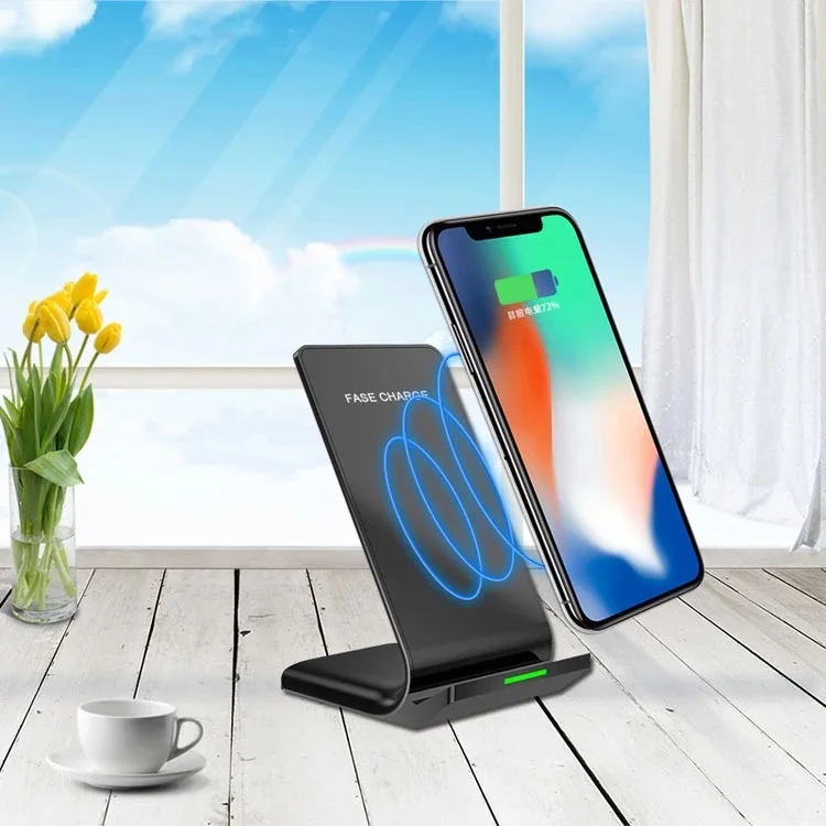 2019 Amazon Hot Selling Fast QI Wireless Charger for iPhone 11 for iPhone XS Max XR 8/8plus for Samsung S8 S9 S10 Plus