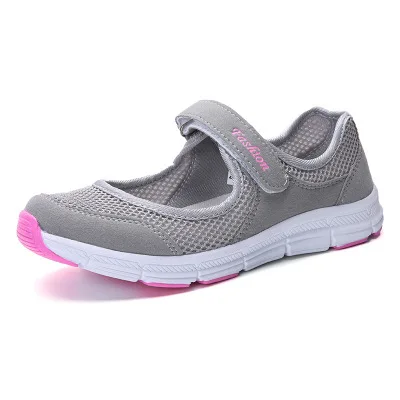 
XEY002 breathable flat mother mesh ladies sports shoes 