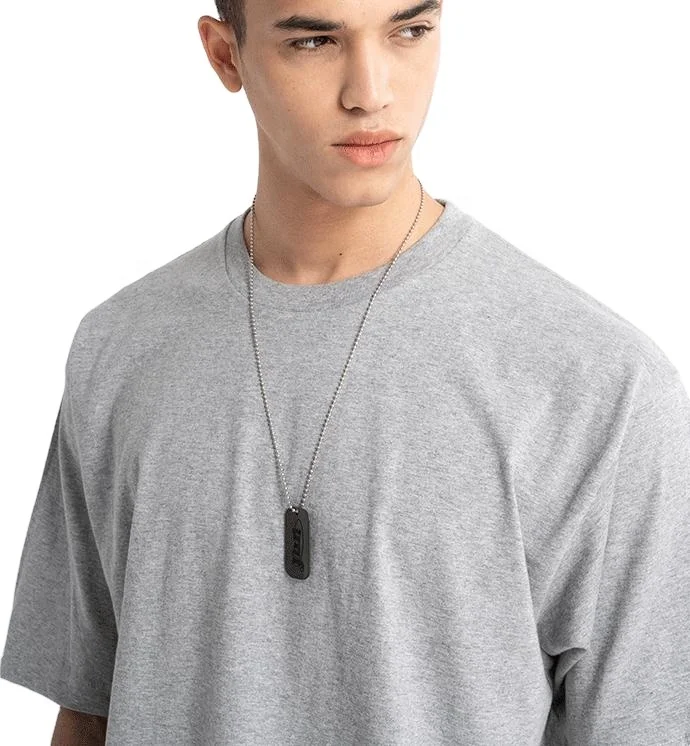 

2021New arrival solid color loose shoulder cotton o- collar Japanese style short sleeve tee