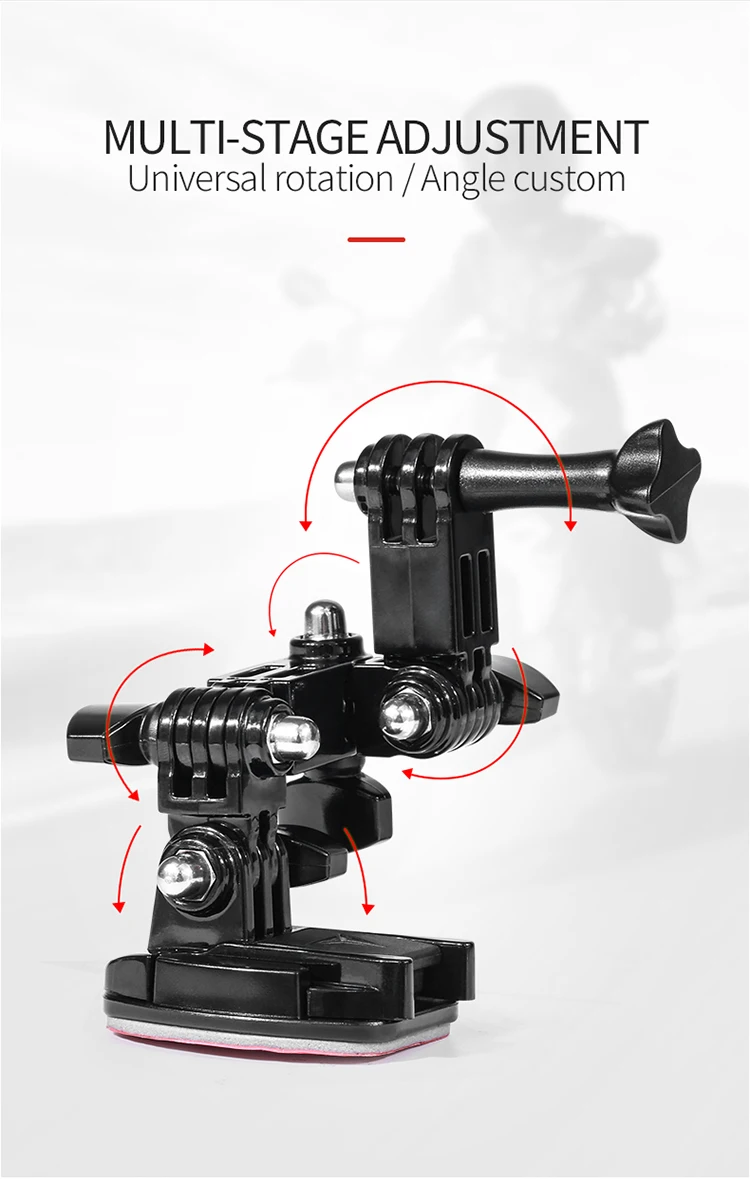 MOTOWOLF Helmet Bracket Driving Recorder Rotation Portable Helmet Camera Mount  Helmet Holder