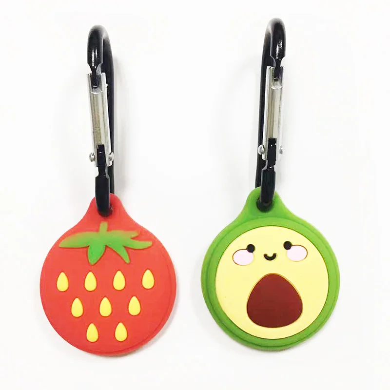 

cute cartoon silicone case for airtag pet Accessories key for apple air tags oubo rings protective sleeve, 24 colors