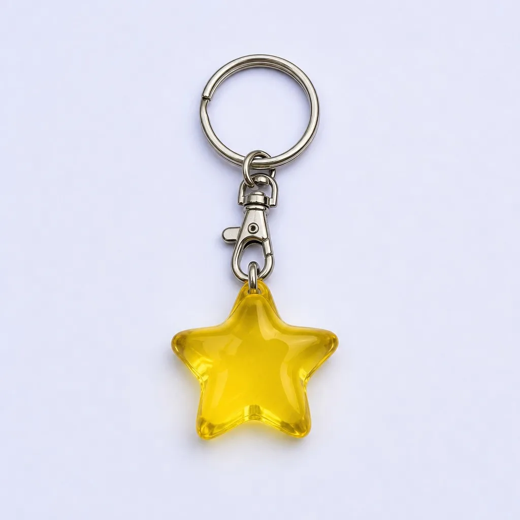 Golden Star Candy Keychain
