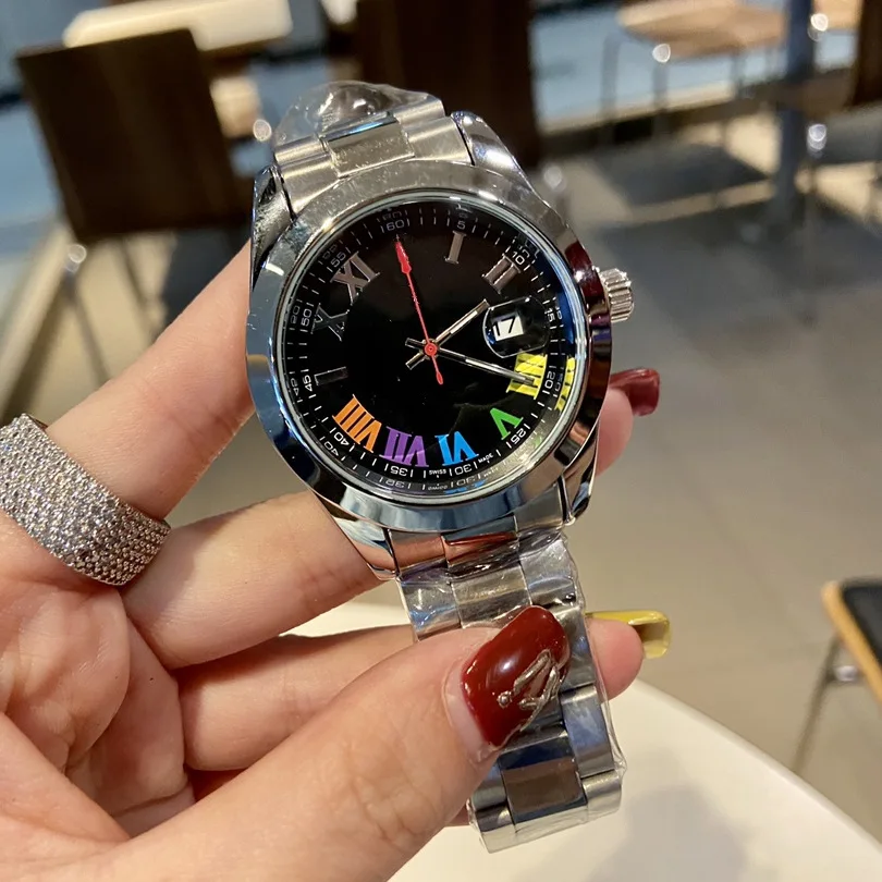 

High Quality Fashion Luxury Watch Stainless Steel Men Quartz Analog Wrist Watch