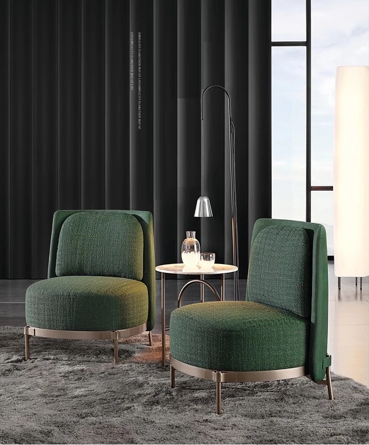 Commercial Furniture Charm Metal Fram Elegant Rectangular Livingroom Sofa Set
