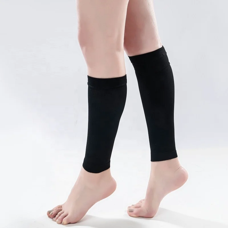 

Quick Order Black Nylon Medical Compression Calf Shin Guard Sleeve