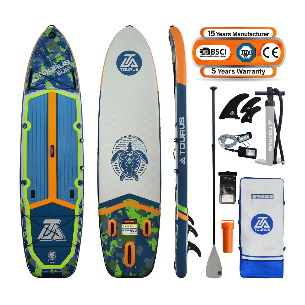 For OEM Customizable Inflatable Fishing SUP Board with Paddle & Accessories Shandong China Factory