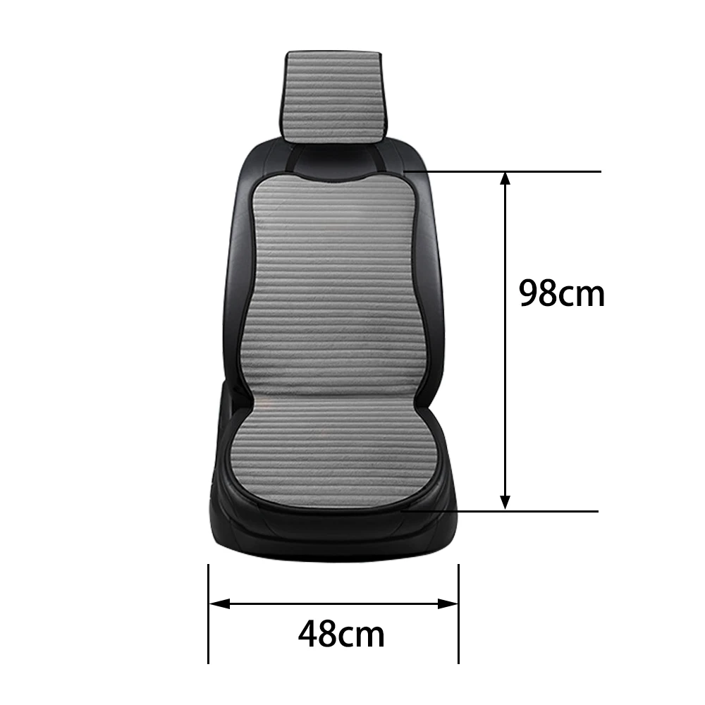 

Muchkey front two seat Heating Cushion Winter Use Universal Seat Cover Suitable for Most Cars Easy to Install Car Seat Covers