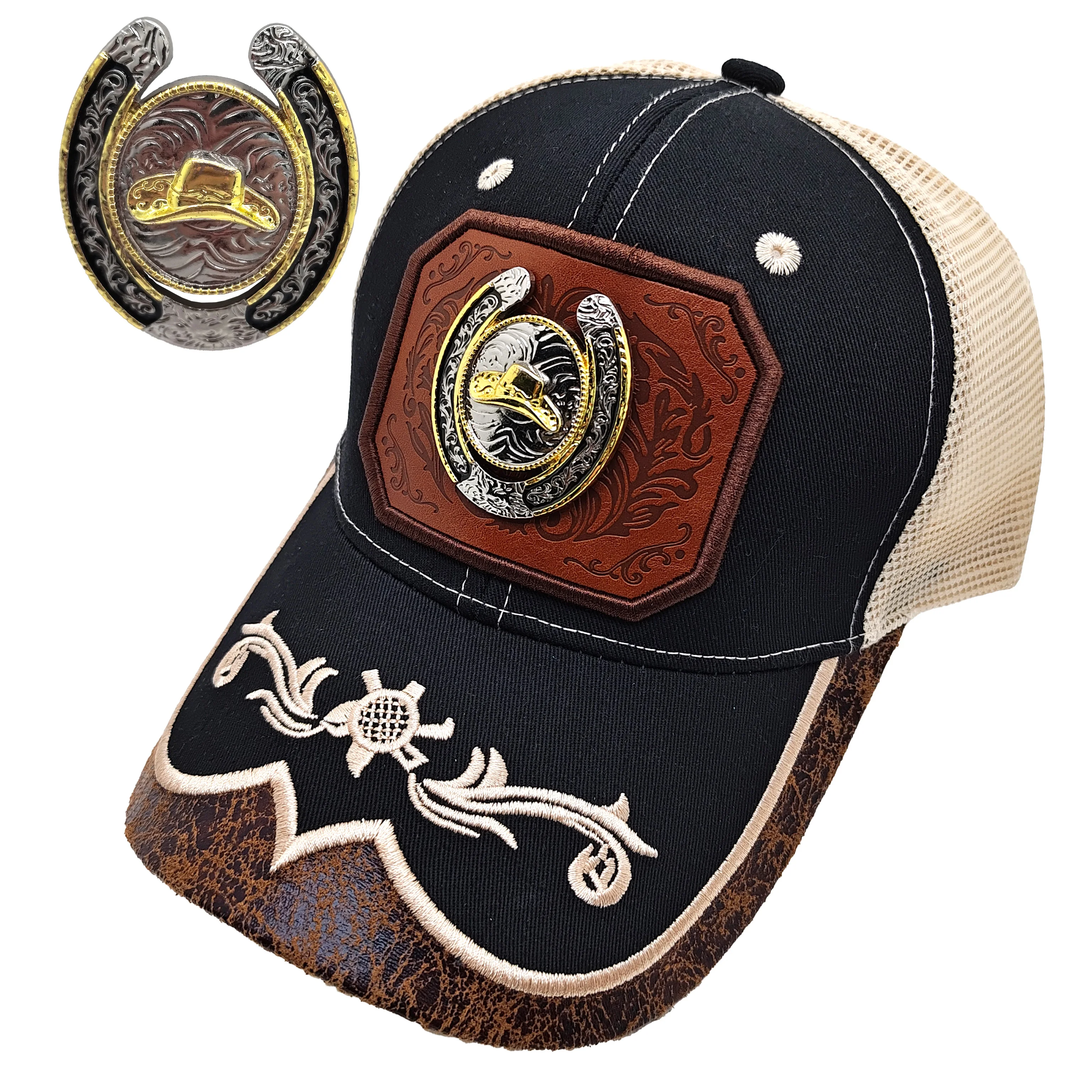3D Saddle Mesh Trucker Cap