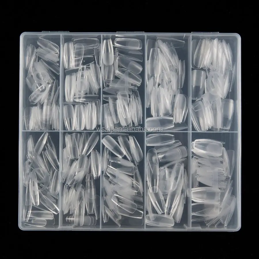 

Amazon Manufacturer private label nail tips acrylic fake artificial nails press on for Salon-like women nail