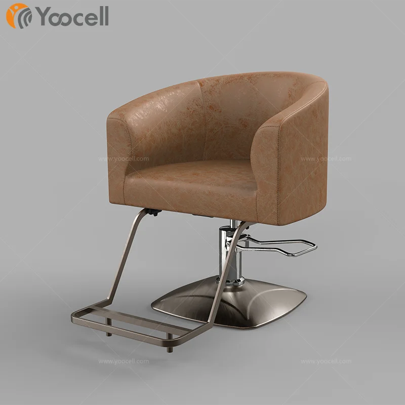 

Yoocell new popular style luxury hydraulic PU leather hair salon furniture beauty salon chair for beauty salon