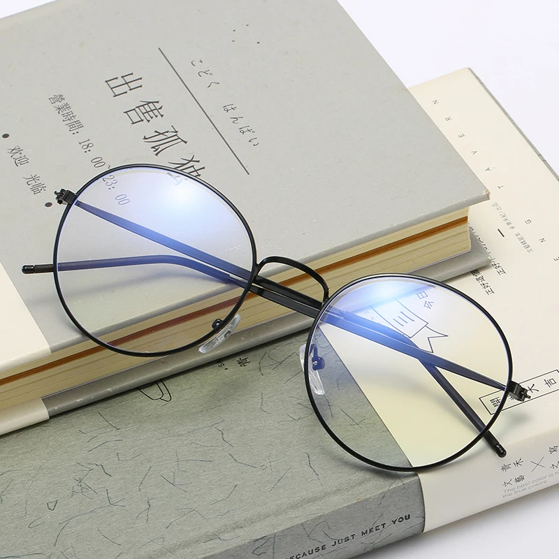 

bluelight retro round glasses frame women men unisex blue light blocking glasses small size wholesale