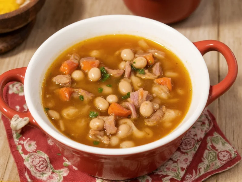 Authentic Old Fashioned Ham and Bean Soup Recipe