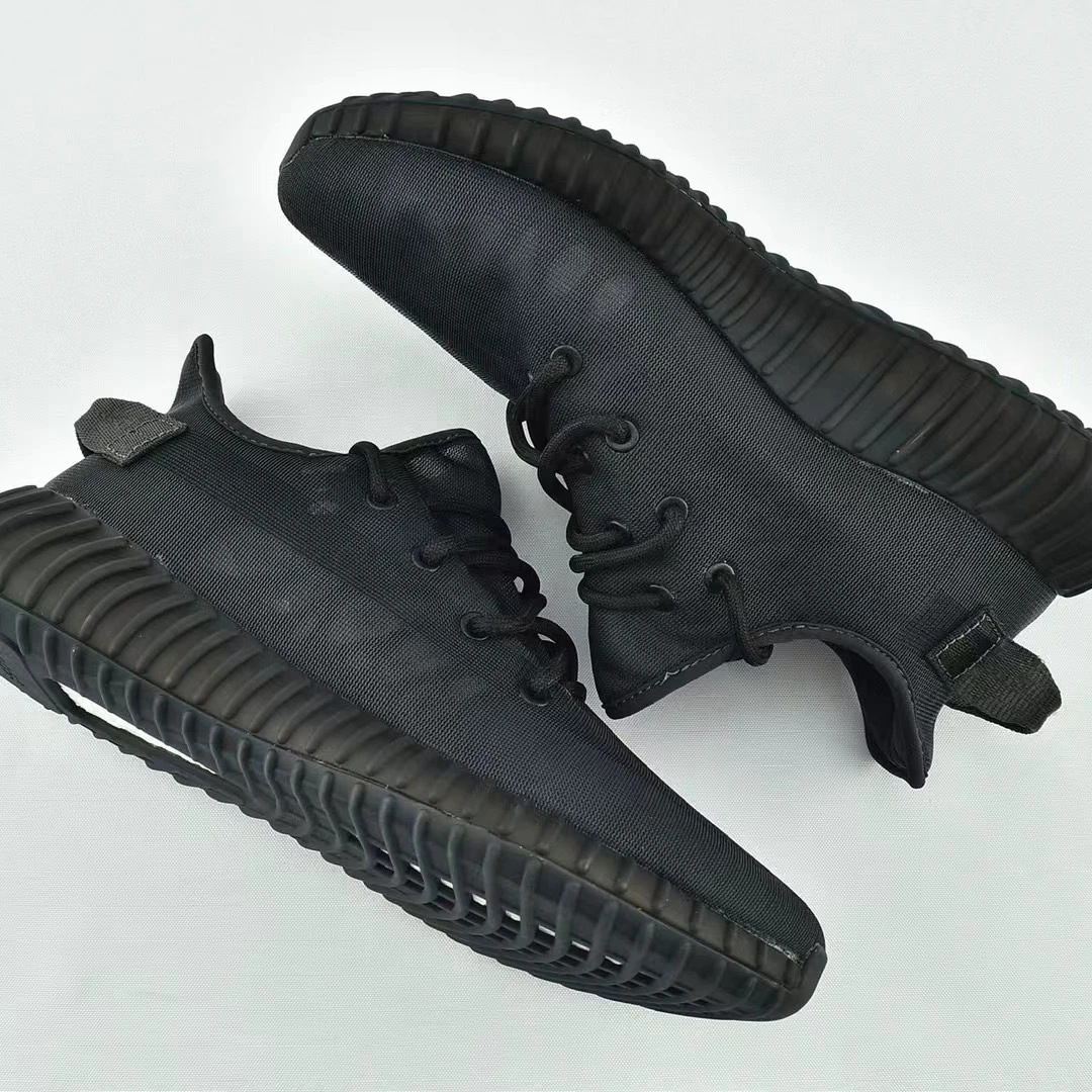 

With Boxes High Quality Yezzy Mono Ice Cinder Black Yeezy 350 V2 Fashion Shoes For Women