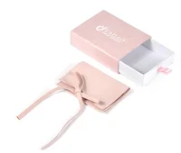 

YADAO High Quality Fancy String Fabric Naked Pink Elegant Jewelry Packaging Custom Microfiber Pouch