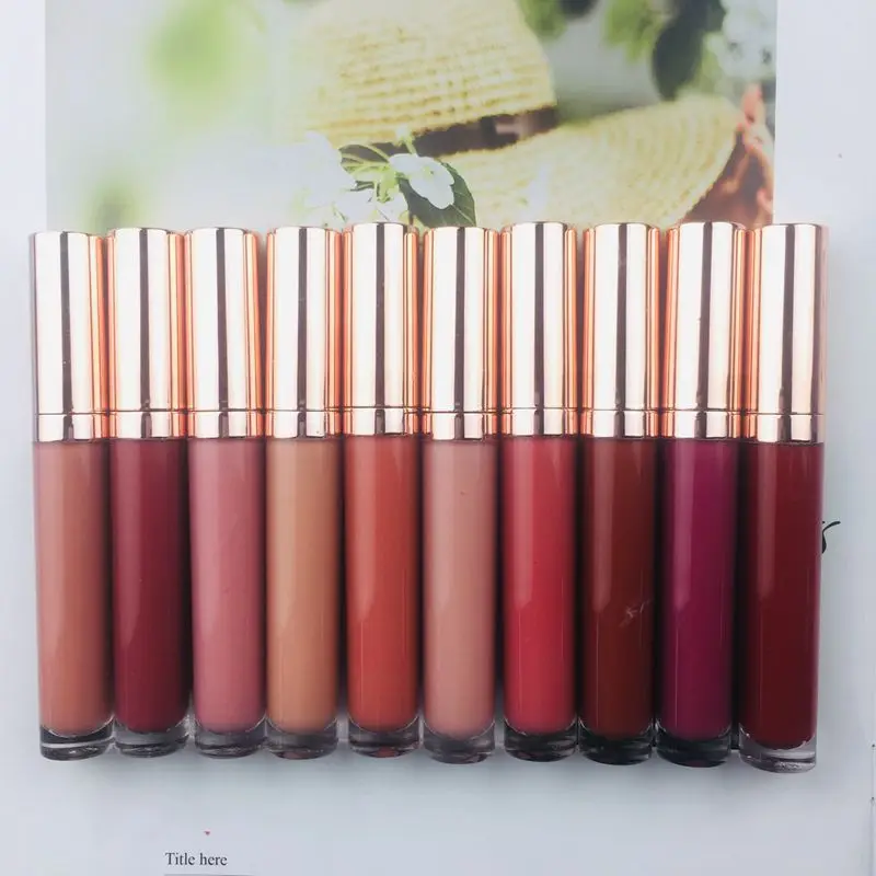 

wholesale matte liquid lipstick private label cruelty free nude long lasting waterproof matte lipstick