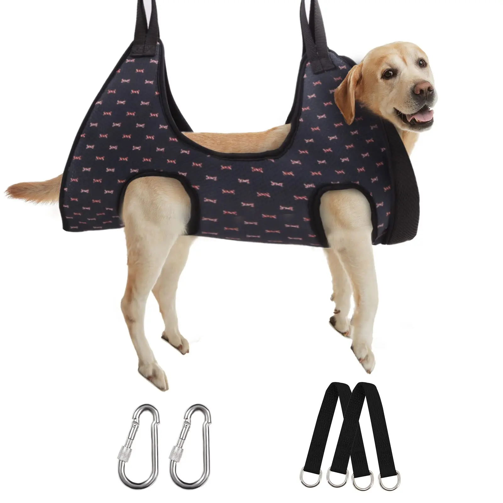 

Restraint Bag Sling Nail Trimming Clipping Bathing Bed 100% Polyester Dog Hammock Set Harness For Grooming