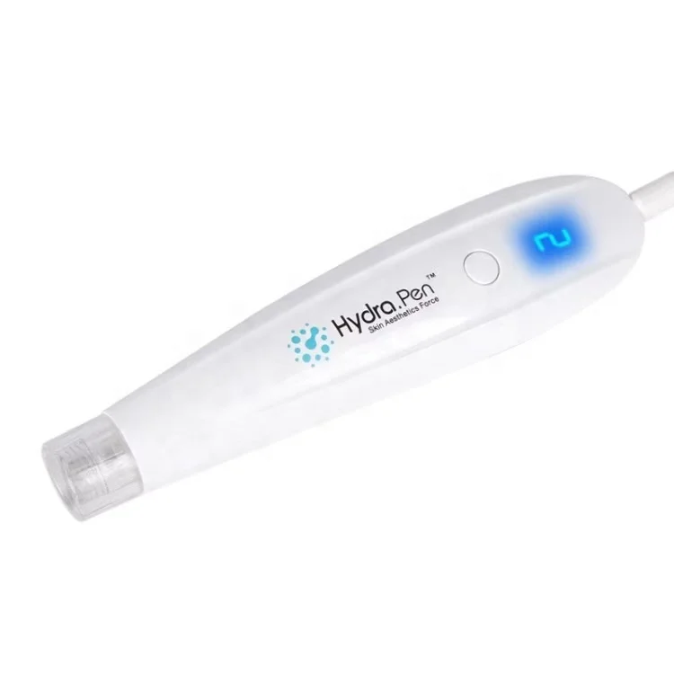 

Wholesale Professional H2 Electric Meso Hydra Pen Hydrapen Auto Dr. Pen Nano micro Needle Stamp Derma Skin Pen Dermapen CE, White