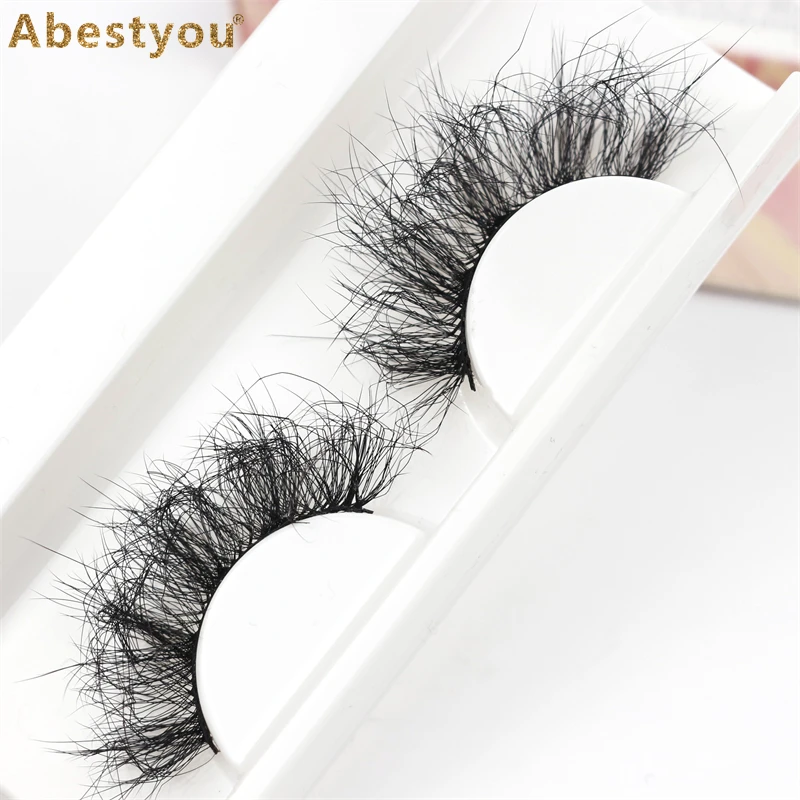 

Abestyou hot 66styles 8D fluffy mink lashes affordable price easy apply dramatic make up false eyelashes