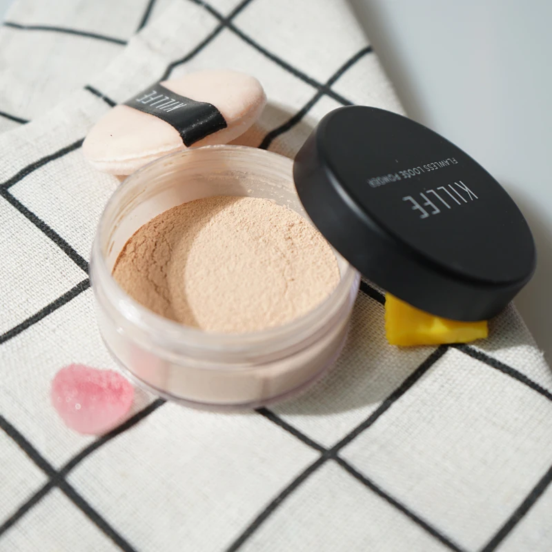 

private lable long lasting 24 hours loose powder mineral cosmetic makeup vendor, 3 colors
