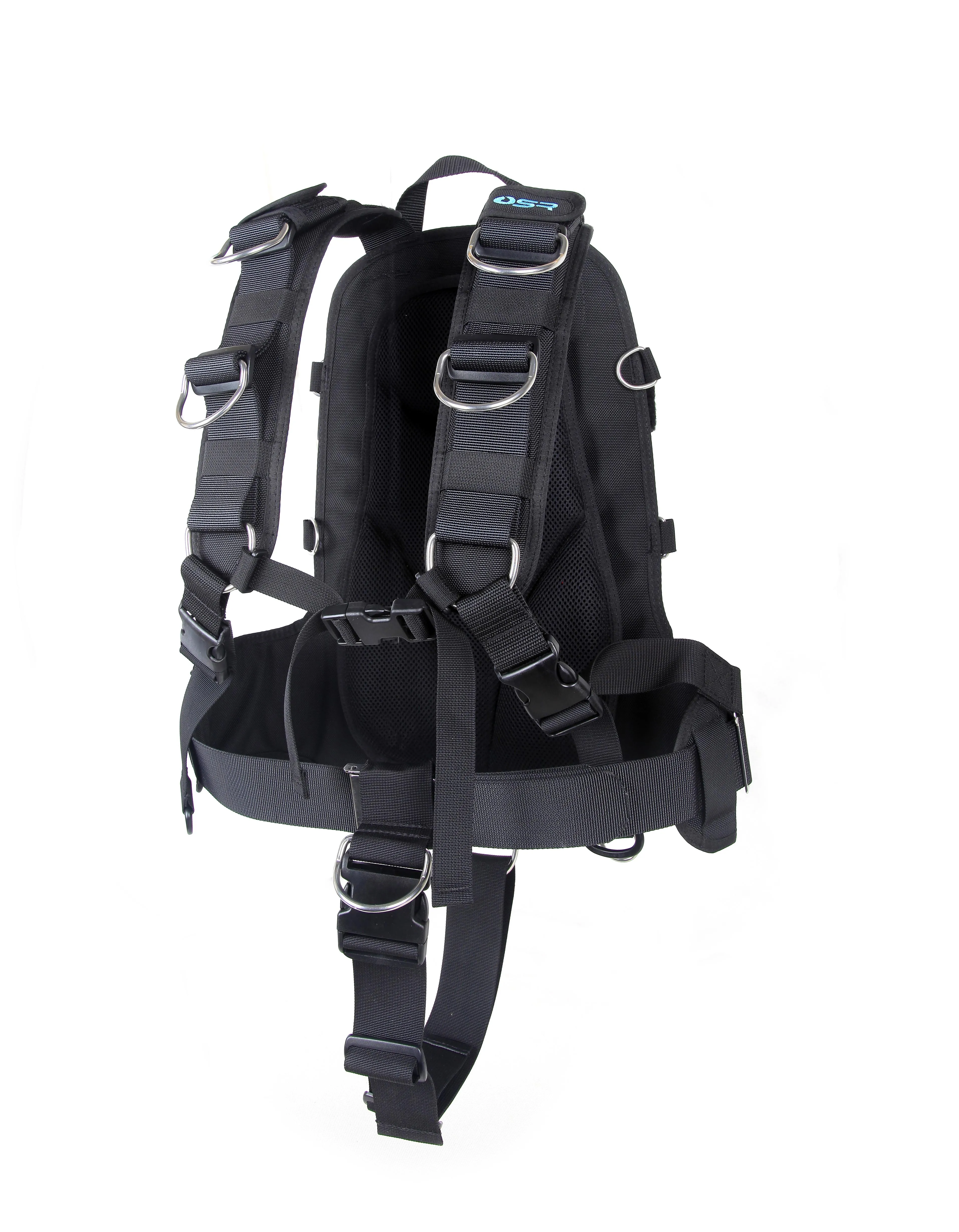 

Scuba diving BCD technical diving soft harness to fit backmount wing 30lbs 25lbs with soft shoulder pad adjustable strap