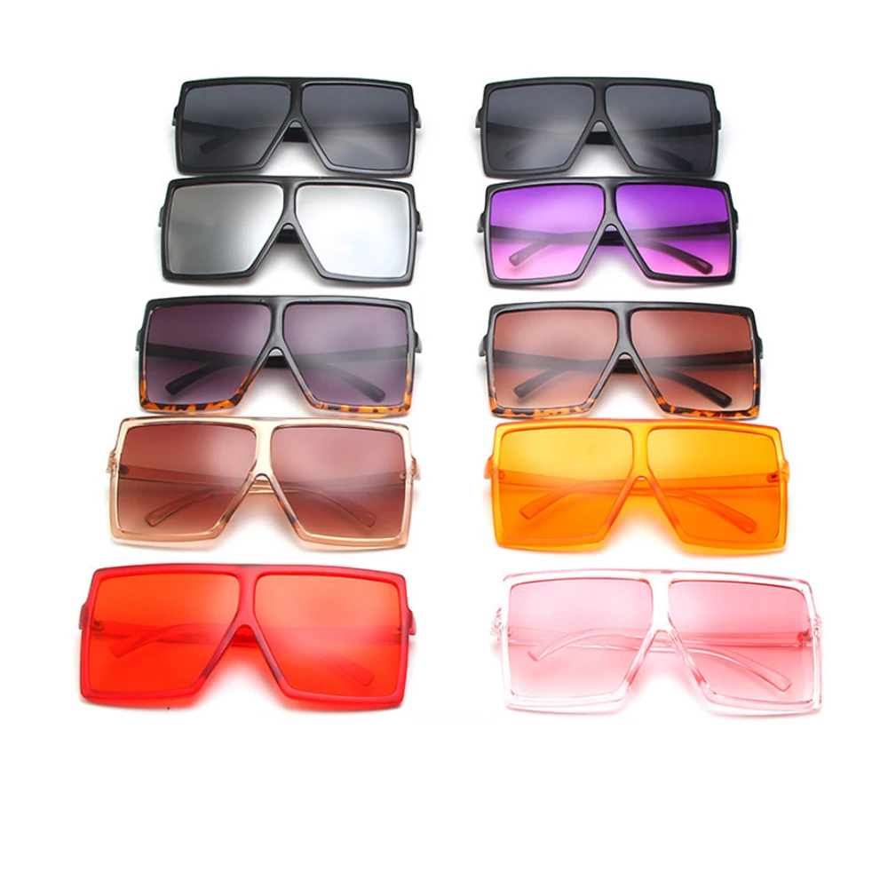 

unique fashion 2020 women shades big square sunglasses oversized