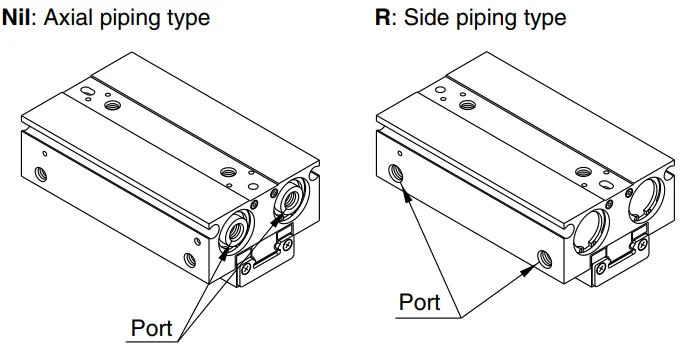 Mhf Cylinder Smc Double Acting Parallel Style Side Piping Type Mhf2 8 ...