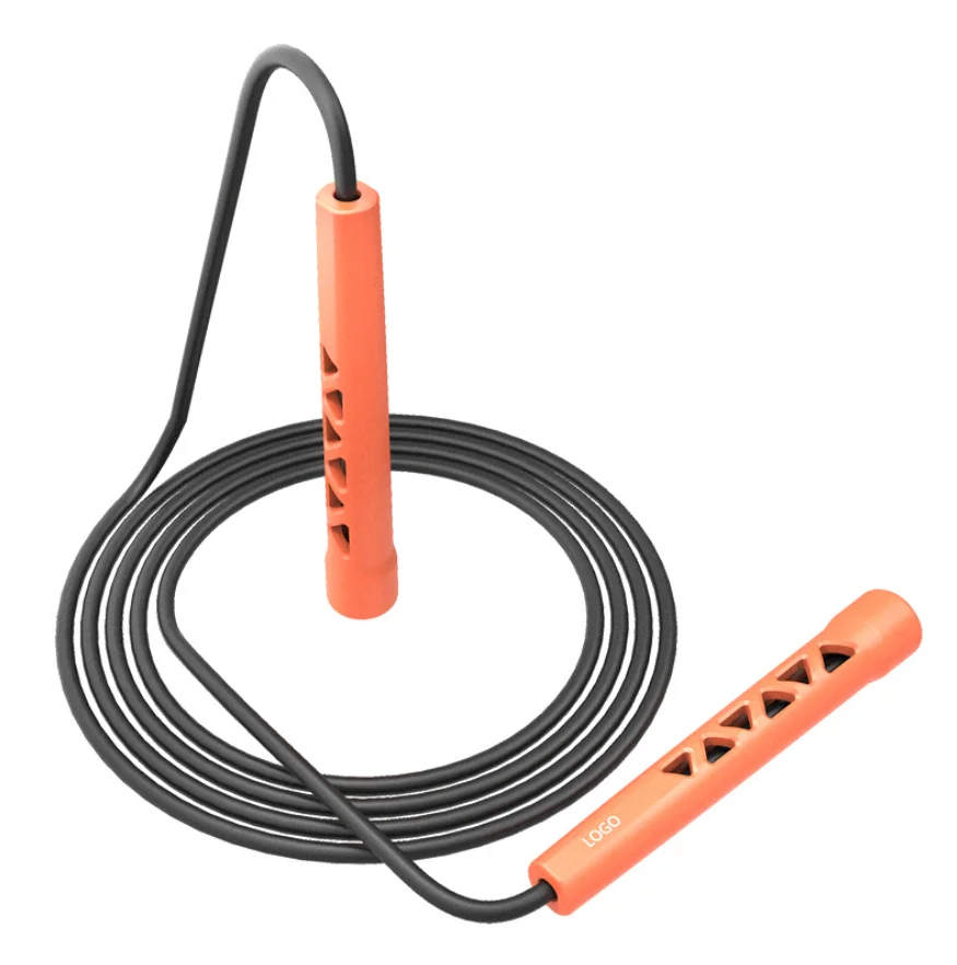 

MJ Fitness Amazon wish long handle Automatic self lock jumping skip rope pvc