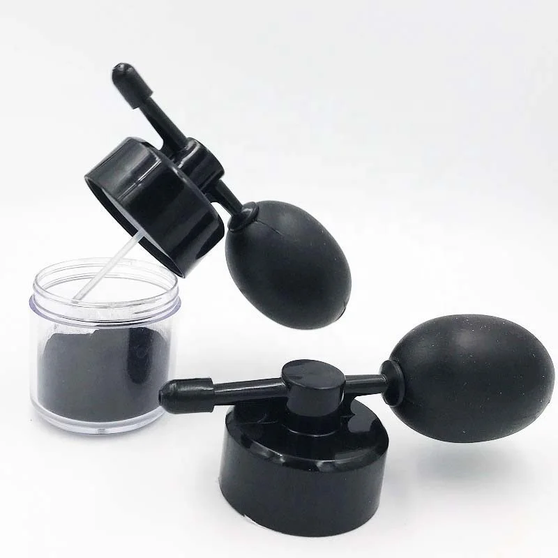 

drop shipping 1pc keratin hair building thickening fiber powder spray bottle applicator pump, Black