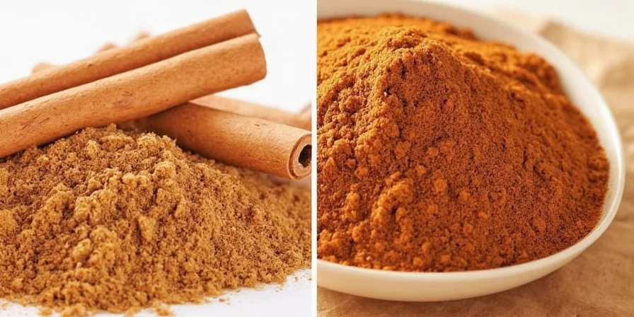 Jars of cinnamon sticks and powder labeled with dates
