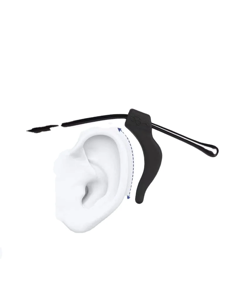 

Superior materials silicone anti-slip ear hook eyeglass, 13 colors