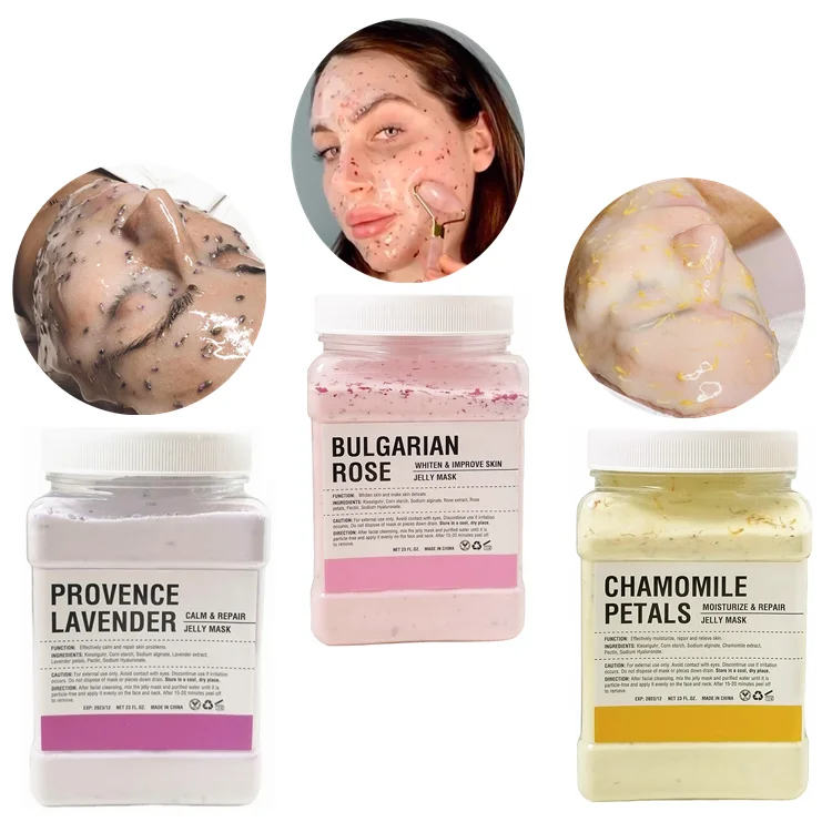 

Mascarilla Facial Belleza Hydro Jelly Mask Powder Peel Off Mask Productos De Bellezas OEM Available, Pink